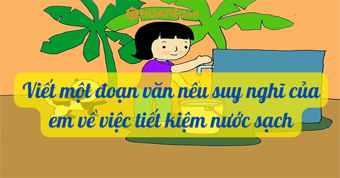 Top 6 Viết một đoạn văn nêu suy nghĩ của em về việc tiết kiệm nước sạch