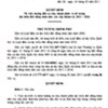 Quyết định về việc hướng dẫn cơ cấu, thành phần và số lượng đại biểu Hội đồng nhân dân các cấp