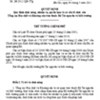 Quyết định quy định chức năng, nhiệm vụ, quyền hạn và cơ cấu tổ chức của Tổng cục Địa chất và Khoáng sản