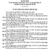 Quyết định về việc thu lệ phí trước bạ đối với xe ô tô chở người dưới 10 chỗ ngồi