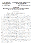 Quyết định phê duyệt quy hoạch phát triển vật liệu xây dựng thành phố Hà Nội đến năm 2020