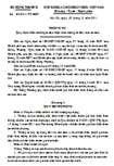 Thông tư số 31/2011/TT-BCT quy định điều chỉnh giá bán điện theo thông số đầu vào cơ bản