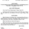 Quyết định số 1707/QĐ-TTG