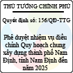 Quyết định số 156/QĐ-TTG