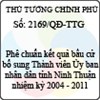 Quyết định số 2169/QĐ-TTG