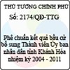Quyết định số 2174/QĐ-TTG