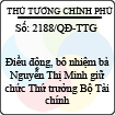 Quyết định số 2188/QĐ-TTG