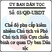 Quyết định 03/2013/QĐ-UBDT