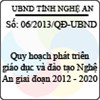 Quyết định 06/QĐ-UBND-VX