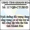 Quyết định 117/2013/QĐ-CTUBND
