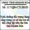 Quyết định 117/2013/QĐ-CTUBND