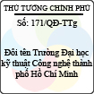 Quyết định 171/2013/QĐ-TTg