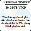 Thông báo 32/2013/TB-VPCP