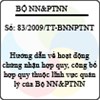 Thông tư số 83/2009/TT-BNNPTNT