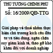 Quyết định số 16/2009/QĐ-TTG