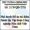 Quyết định số 2179/QĐ-TTG