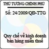 Quyết định số 24/2009/QĐ-TTG