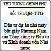 Quyết định số 731/QĐ-TTG