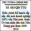 Quyết định số 883/QĐ-TTG