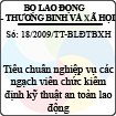 Thông tư số 18/2009/TT-BLĐTBXH