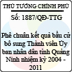 Quyết định số 1887/QĐ-TTG