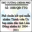 Quyết định số 1888/QĐ-TTG