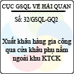 Công văn 32/2013/GSQL-GQ2