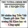 Quyết định số 1783/QĐ-TTG