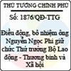 Quyết định số 1876/QĐ-TTG