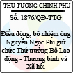 Quyết định số 1876/QĐ-TTG