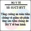 Chỉ thị 01/2013/CT-BYT