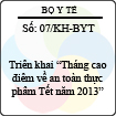 Kế hoạch 07/2013/KH-BYT