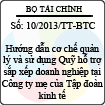 Thông tư 10/2013/TT-BTC