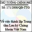 Quyết định số 171/2008/QĐ-TTG