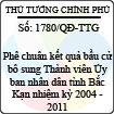 Quyết định số 1780/QĐ-TTG