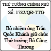 Quyết định số 1782/QĐ-TTG