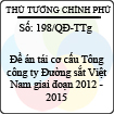 Quyết định 198/2013/QĐ-TTg