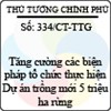 Chỉ thị số 334/CT-TTG