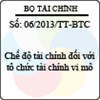 Thông tư 06/2013/TT-BTC