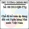 Quyết định 08/2013/QĐ-TTg