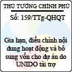 Công văn 159/2013/TTg-QHQT