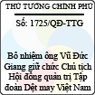 Quyết định số 1725/QĐ-TTG