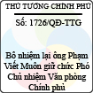 Quyết định số 1726/QĐ-TTG