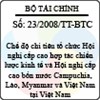 Thông tư số 23/2008/TT-BTC