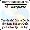 Quyết định số 1404/QĐ-TTG