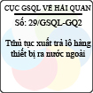 Công văn 29/2013/GSQL-GQ2