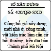 Quyết định 420/2013/QĐ-SXD