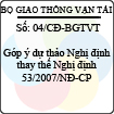 Công điện 04/2013/CĐ-BGTVT