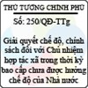 Quyết định 250/2013/QĐ-TTg