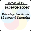 Quyết định 386/2013/QĐ-BGDĐT